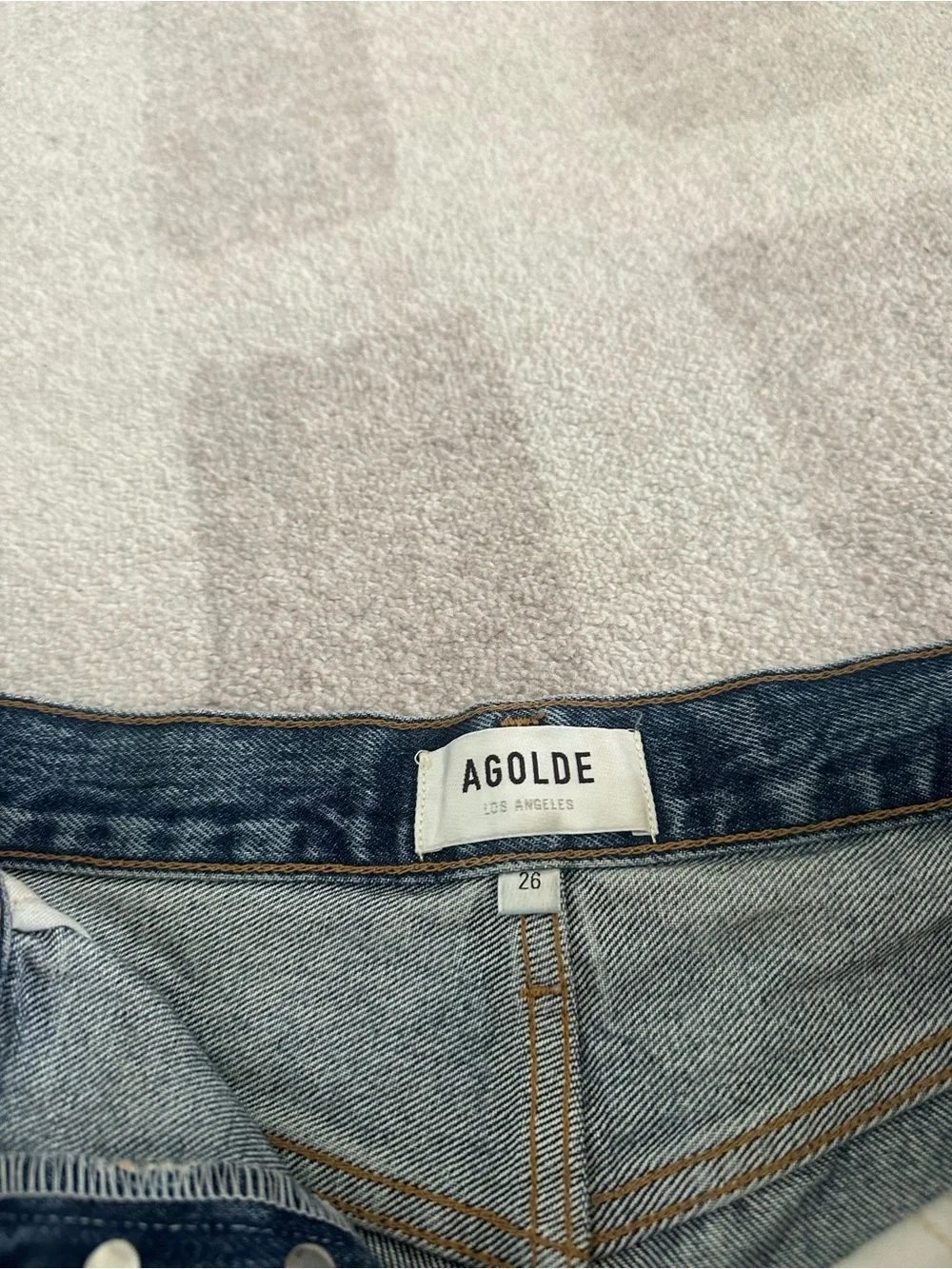 Agolde denim shorts size 27